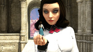 blue_eyes handheld shrunken mini women hair_bow elizabeth bioshock infinite digital_render elizabeth_comstock sw tyln
