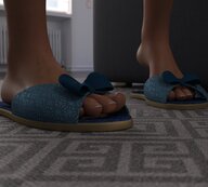 feet shrunken_woman indoors digital_render nikkiscutefeet cartonjulie3 beneath_toes