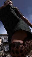 giantess clothed buildings stockings dress lace digital_render velocity-vektor