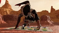 giantess clothed high_heels multiple_sizes game giantesses maid_uniform twister digital_render dinosaurs velocity-vektor