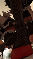 giantess clothed high_heels multiple_sizes spaceship game maid_uniform twister multiple_giantesess digital_render dinosaurs velocity-vektor