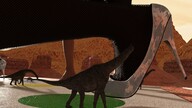giantess clothed high_heels game giantesses maid_uniform twister digital_render dinosaurs velocity-vektor
