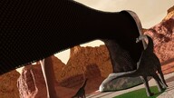 giantess clothed high_heels game giantesses maid_uniform twister digital_render dinosaurs velocity-vektor