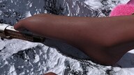 giantess feet barefoot train foot_crush mountains snow digital_render velocity-vektor