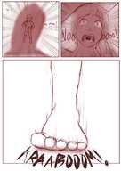 crush feet comic foot_crush uniform sketch cruel rarayagts page_3