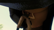 giantess insertion butt handheld tiny shrunken boots women pants lara_croft glove digital_render up_close yennefer f/f yen witcher