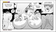 nipples giantess pussy comic aroused large_breasts cum princess_peach multiple_sizes daisy on_breasts princess_rosalina 69_position blushimg