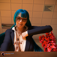 clothed shrinking shrunken men women business digital_render pseudoclever