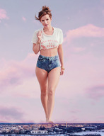 collage city mega destruction clothed barefoot brunette foot_crush short_shorts shirt washington_dc bare_midriff