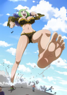drawing giantess crush city color destruction handheld rampage fairy_tail brandish multiple_tinys pandatomi77