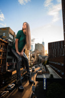 giantess collage city mega blonde color clothed high_heels buildings boots latex outdoors lagunalela