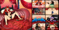 crush vore blushing clit toes demoness majoumegami d_and_d