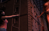 giantess nude mega aroused long_hair handheld brunette carg chell portal digital_render