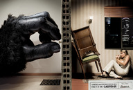 collage furry city giant hand monkey king_kong