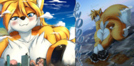 breasts nipples giantess nude pussy furry macro city destruction sequence fox multiple_sizes sunglasses looking_at_tiny on_belly notbad621 kaaly lying_on_back size-stacking-sequence downscaled rescue_dog