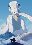 giantess furry macro tail tongue cleavage snake mountains scalie gigantic el_k jormungandr