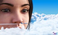 giga brunette close_up clouds digital_render sael jet_airliner