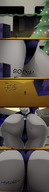 drawing giantess color butt playful butt_crush purple_hair christmas camel_toe pink_hair raven teen_titans gloves green_hair red_hair starfire beast_boy mistletoe shrunken_woman shrunken_man teasing thighs costume belt leotard dialogue christmas_tree green_skin looking_at_tiny dc_comics orange_skin bare_legs grey_skin ravenravenraven clothing_entrapment jinx_(teen_titans) jinx purples_eyes