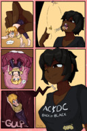 giantess vore comic minigirl dark_skin thema1nman
