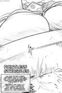monochrome toes climbing sandals unaware shrunken_man ant guireyart10 climbing_sandal
