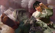giantess destruction barefoot kick street_fighter skyscraper makoto rammzi