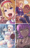giantess karbo vore touhou felarya alice_margatroid stomach minigirl shrunken_woman giantesses reimu_hakurei on_hand stomach_bulge food_wars erina_nakiri miniguy imminenet_vore hisako_arato megumi_tadokoro anna_(felarya)