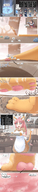 crush comic fantasy ochiko_terada paws foot_crush rpg unaware cat_girl ydnkm isekai