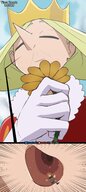 unaware shrunken_man nose nasal_vore inhale lewdssonk pollen hilling ousama_ranking long_nose