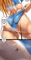 butt unaware clothing_entrapment lewdssonk captain_mizuki mumen_rider