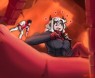giantess demon hell on_leg iceoff2 helltaker modeus_(helltaker)