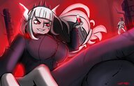 giantess demon hell on_leg iceoff2 helltaker lucifer_(helltaker)