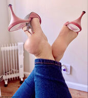collage feet high_heels jeans tiny domination shrunken_man trapped_inside_clothing _marklovefeet
