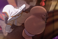 butt knight animation looking_back dark_souls gwynevere queen_of_sunlight d-art