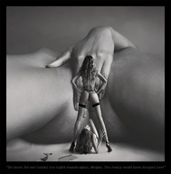 collage insertion pussy panties monochrome long_hair butt high_heels stockings domination thong legs lesbians shrunken_woman shaven reddrop7