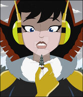 breasts drawing giantess mega color blue_eyes brunette christmas tree gloves short_hair snow forest avengers outdoors coat janet_van_dyne marvel_comics nightcore100 the_wasp avengers_earths_mightiest_heroes