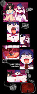 bikini drawing vore blushing black_hair color blue_eyes mouth bra saliva blue_hair tiny stomach shrunken_man throat willing june alex two_piece mspaintgts internal_shot par maw
