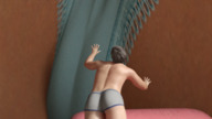 panties butt skirt tiny unaware table shrunken_man imminent_crush digital_render up_close 3dart