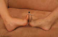 crush collage feet domination shrunken_man close_up naked_man sofa marklovefeet
