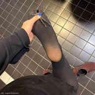 collage soles nylons pressed_against_foot msku blue_fingernails