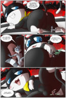 insertion micro furry blushing cat anthro comic butt giant raccoon english sega dialogue anal_inserion persona megami_tensei morgana atlus