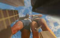 giantess city mega giant handheld low_angle couple bulge airplane holding comparison digital_render braden