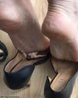 collage barefoot high_heels in_shoe shrunken_man marklovefeet