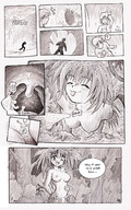 drawing giantess karbo vore mega monochrome short_hair treant