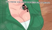 breasts drawing color clothed cleavage shrinking story unaware shrunken_man gravity_falls on_breasts slipping wendy_corduroy slugmanoctavio3 disney