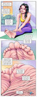 drawing micro feet color unaware dirty skin climbing_foot zopenk