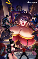 breasts drawing growth giantess furry wings city mega alien blonde black_hair color butt cleavage buildings green_eyes huge_breasts cat_ears raven teen_titans red_hair boots fighting mask cat_girl dark_skin fist metropolis jacket costume cape belt giantessfan leotard orange_hair hood helmet green_skin top_hat zatanna dc_comics artemis nightwing daily_planet young_justice bumblebee artemis_crock guardian miss_martian aqualad mighty_endowed