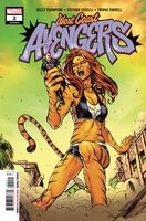 breasts drawing giantess furry tail city mega color destruction claws handheld rampage cleavage buildings green_eyes angry hawkeye fur shorts comic_cover avengers los_angeles palm_trees costume necklace stripes tigra orange_hair sports_bra arrows tiger_girl looking_at_tiny orange_skin marvel_comics quiver west_coast_avengers