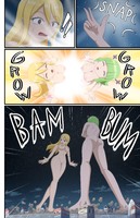 breasts drawing growth giantess nude pussy feet blonde space color long_hair bath shocked story green_hair short_hair legs town fighting giantesses fingers houses sky stars bangs jenny_the_huge snap lookin_down