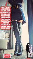 collage story boots shrunken_man standing leather floor thigh_high_boots packi