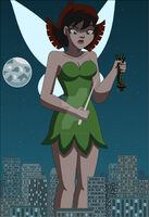 breasts drawing giantess wings city mega color mecha robot blue_eyes cleavage buildings moon dress halloween tinkerbell cosplay avengers night disney magic_wand janet_van_dyne bare_legs marvel_comics nightcore100 the_wasp avengers_earths_mightiest_heroes